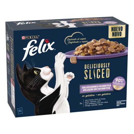 Felix Deliciously Sliced - Seleção de favoritos em gelatina