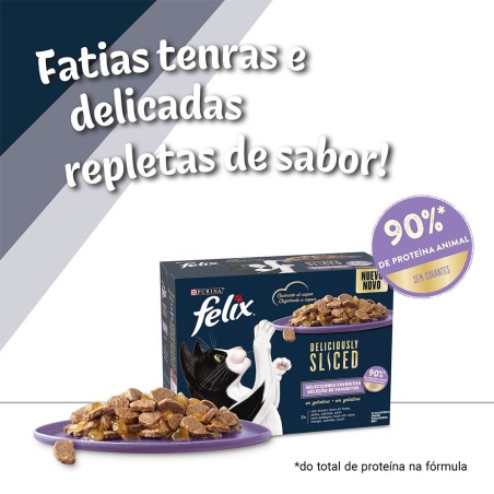 Felix Deliciously Sliced - Seleção de favoritos em gelatina