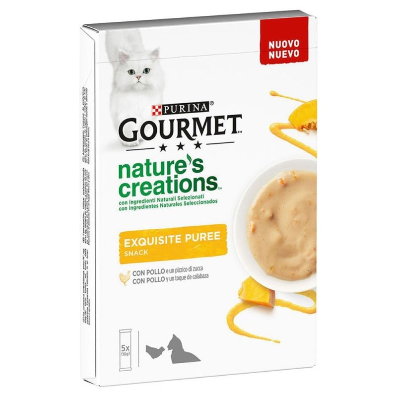 Gourmet Nature's Creations Puré para gato - Frango e abóbora