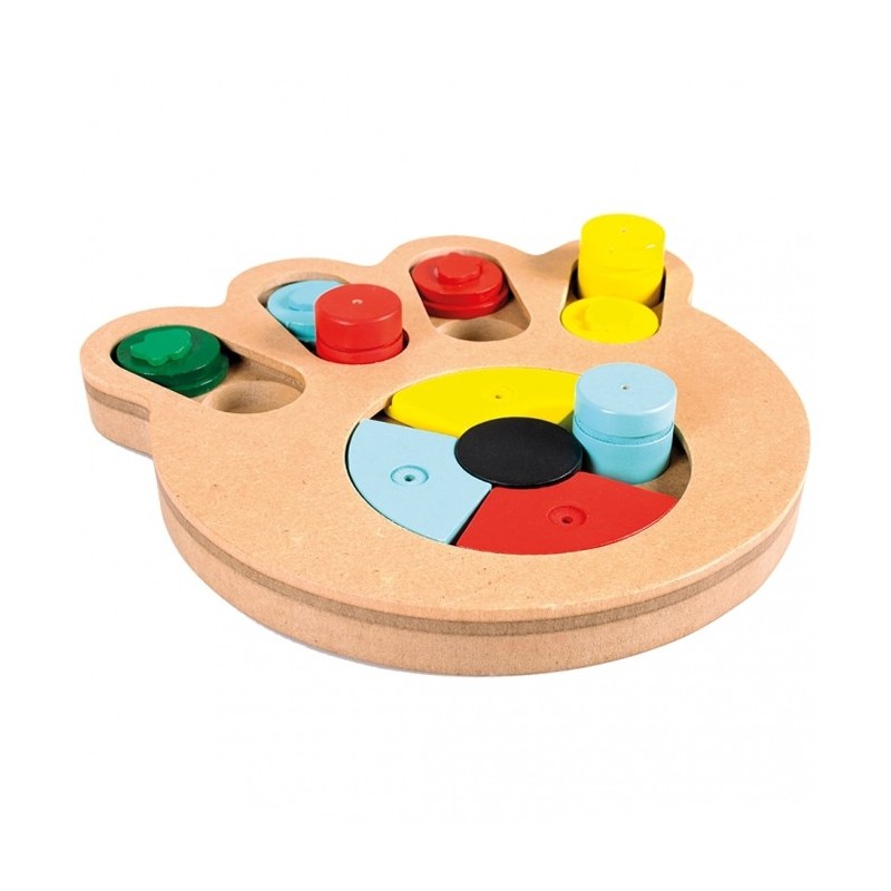 Duvo Plus Slide 'N Snack Puzzle Paw - Jogo para cães e gatos