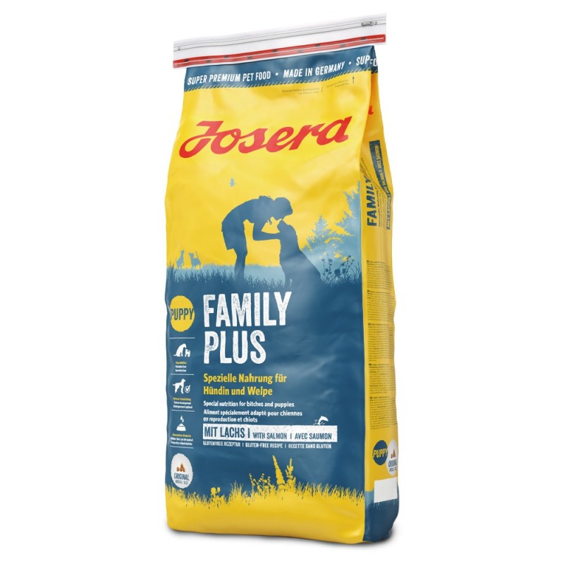 Josera Family Plus - Ração seca para cachorros e cadelas lactantes - Salmão