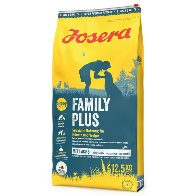 Josera Family Plus - Ração seca para cachorros e cadelas lactantes - Salmão