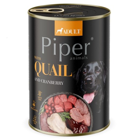 Piper - Alimento em patê para cão adulto - Codorniz e arando