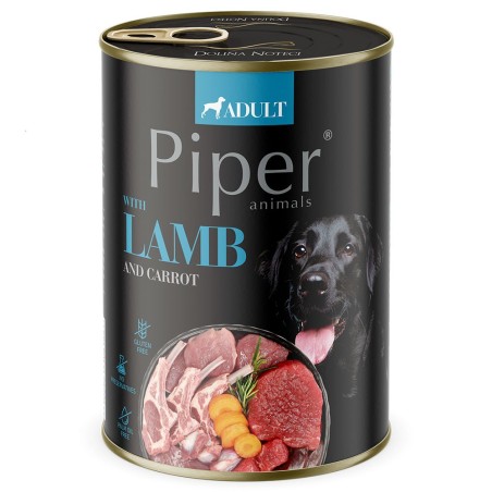 Piper - Alimento em patê para cão adulto - Borrego e cenoura