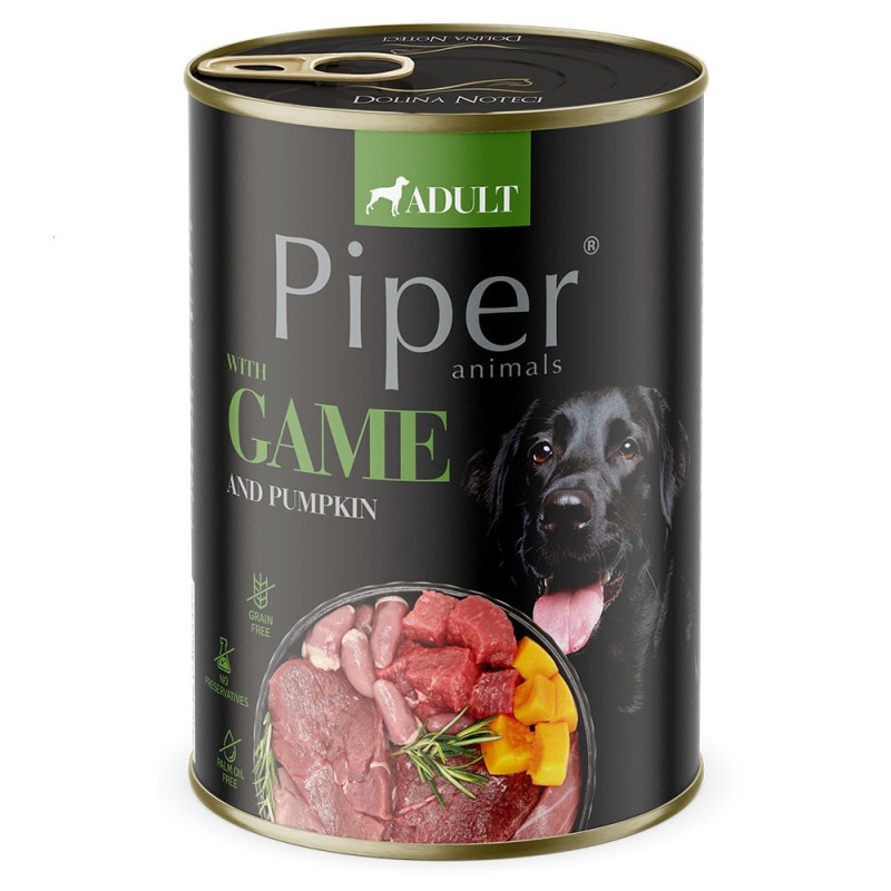 Piper - Alimento em patê para cão adulto - Caça e abóbora