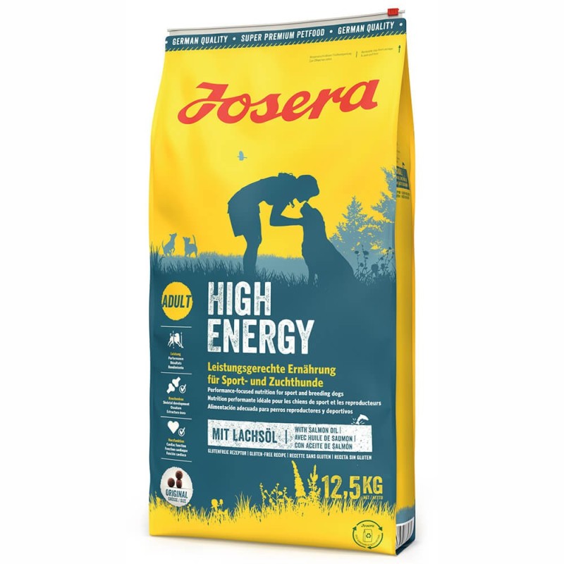 Josera High Energy - Ração seca para cão adulto ativo - Salmão