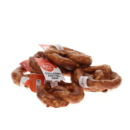 Pretzel de colagénio com carne de bovino para cão - Duvo Plus