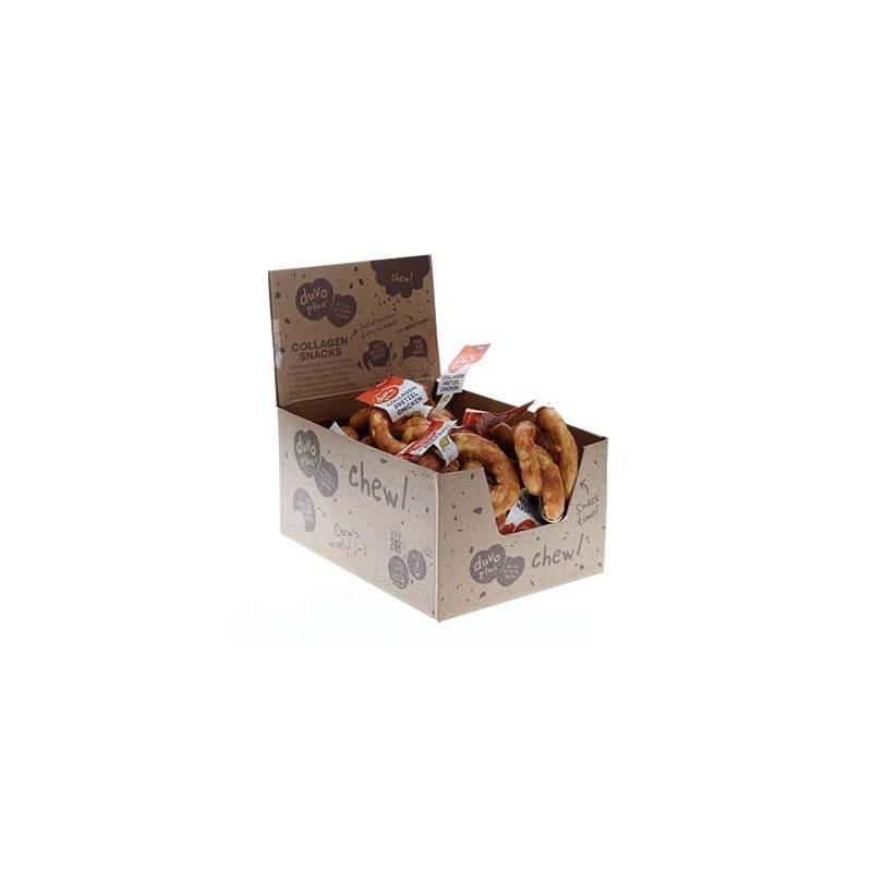 Pretzel de colagénio com frango para cão - Duvo Plus