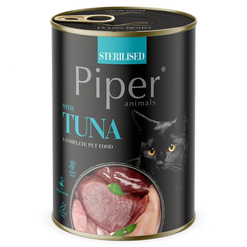 Piper - Alimento em patê para gato adulto esterilizado - Atum