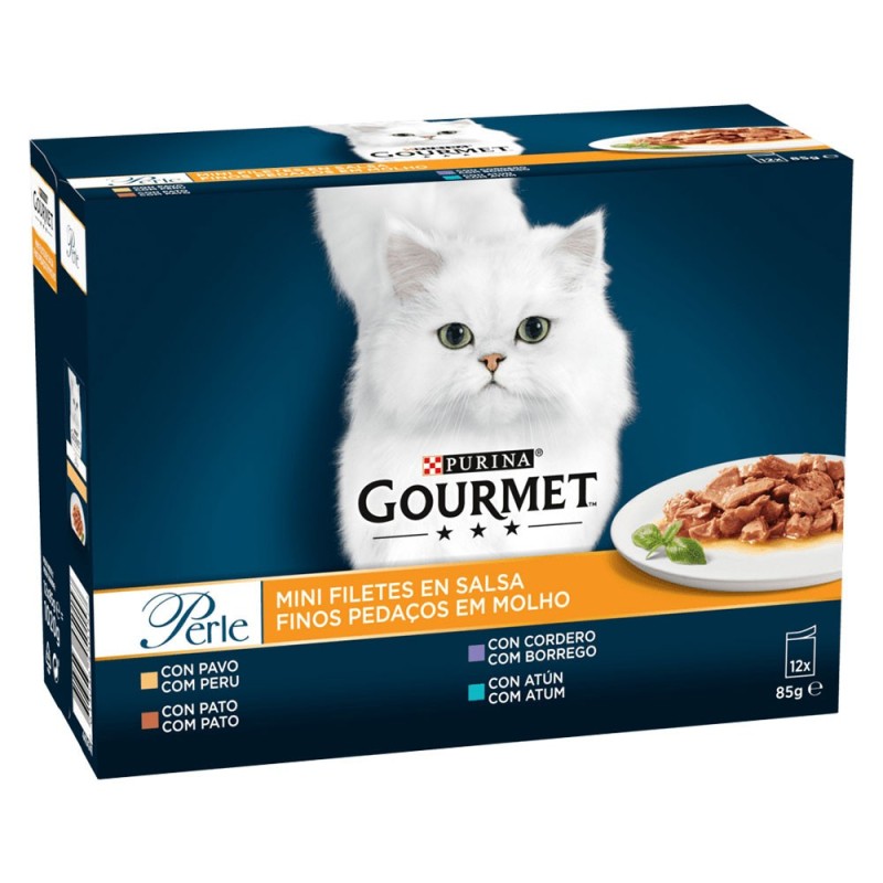 Gourmet Perle Finos Pedaços em Molho - Alimento húmido para gato