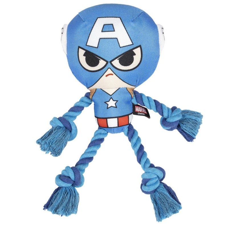 Boneco Capitão América para cães - Marvel