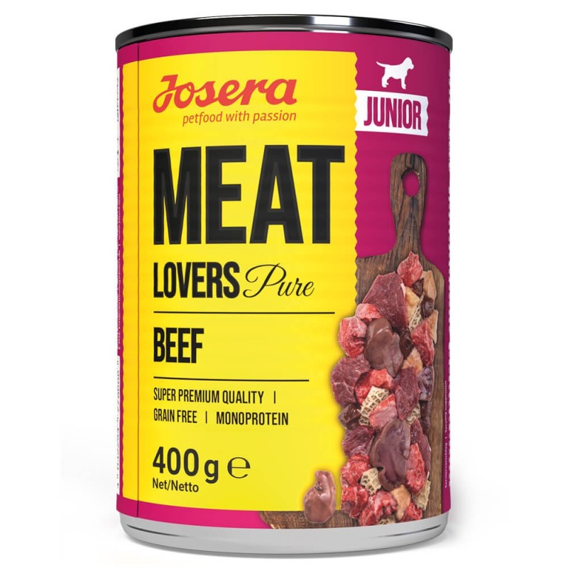 Josera Meat Lovers - Alimento em patê para cachorros - Carne 100% de Vaca