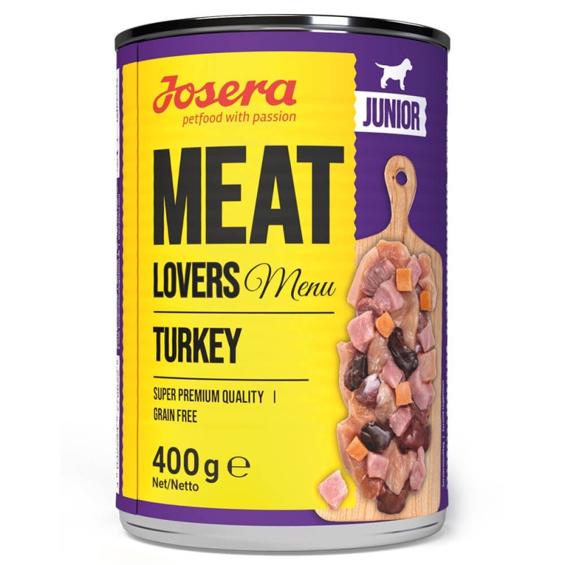 Josera Meat Lovers - Alimento em patê para cachorros - Frango, Peru e Salmão