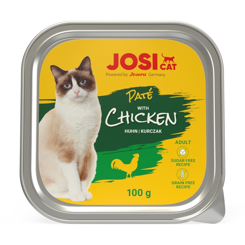 JosiCat - Alimento em patê para gato adulto - Frango