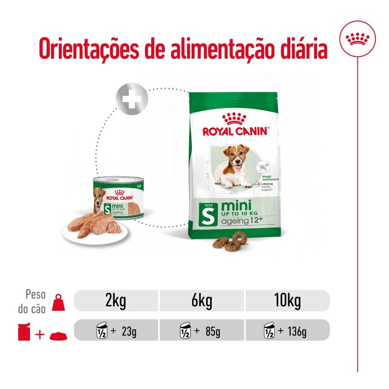 Royal Canin Mini Ageing 8+ - Alimento em patê para cão de porte pequeno com mais de 8 anos